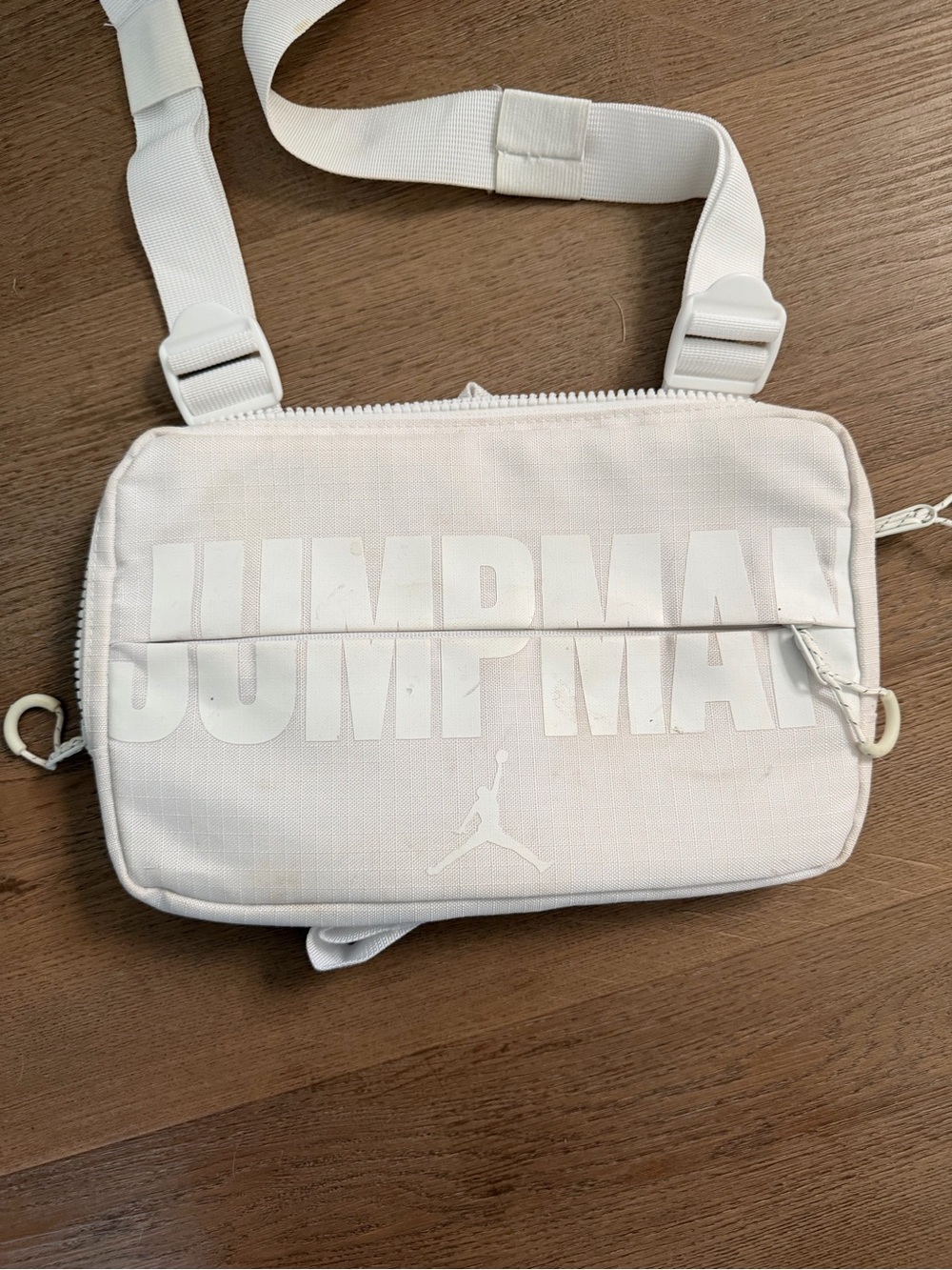 Nike Air Jordan Jumpman Unisex Chest Nylon Rig Utility Bag White
